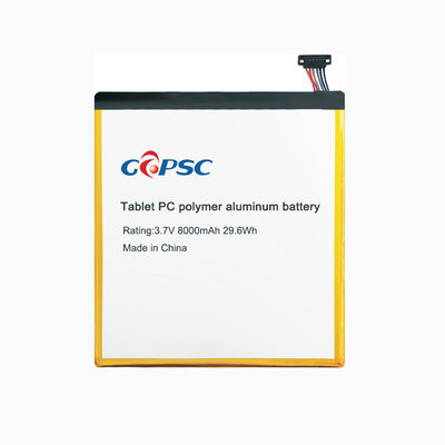 3.7V8000mAh Tablet PC polimer alüminyum pil