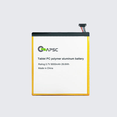 3.7V8000mAh Tablet PC polimer alüminyum pil